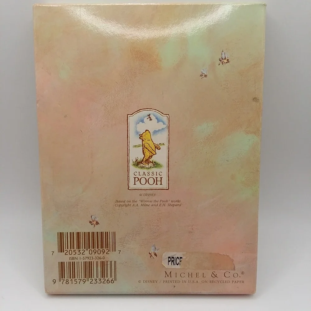 Vintage Disney Winnie the Pooh & Piglet Stationery Box Set 7‎ Cards 7 Envelopes